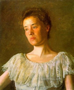Retrato de Alice Kurtz Retratos del realismo Thomas Eakins Pinturas al óleo